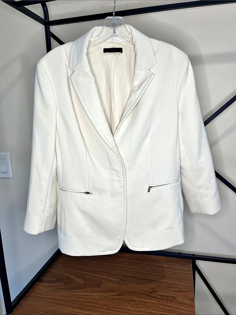 The Row White Blazer Jacket size 6